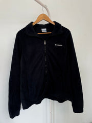 Columbia Dark Grey Fleece Jacket-Bust