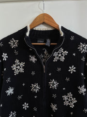 Erika Embroidered Christmas Sweater-Bust 40