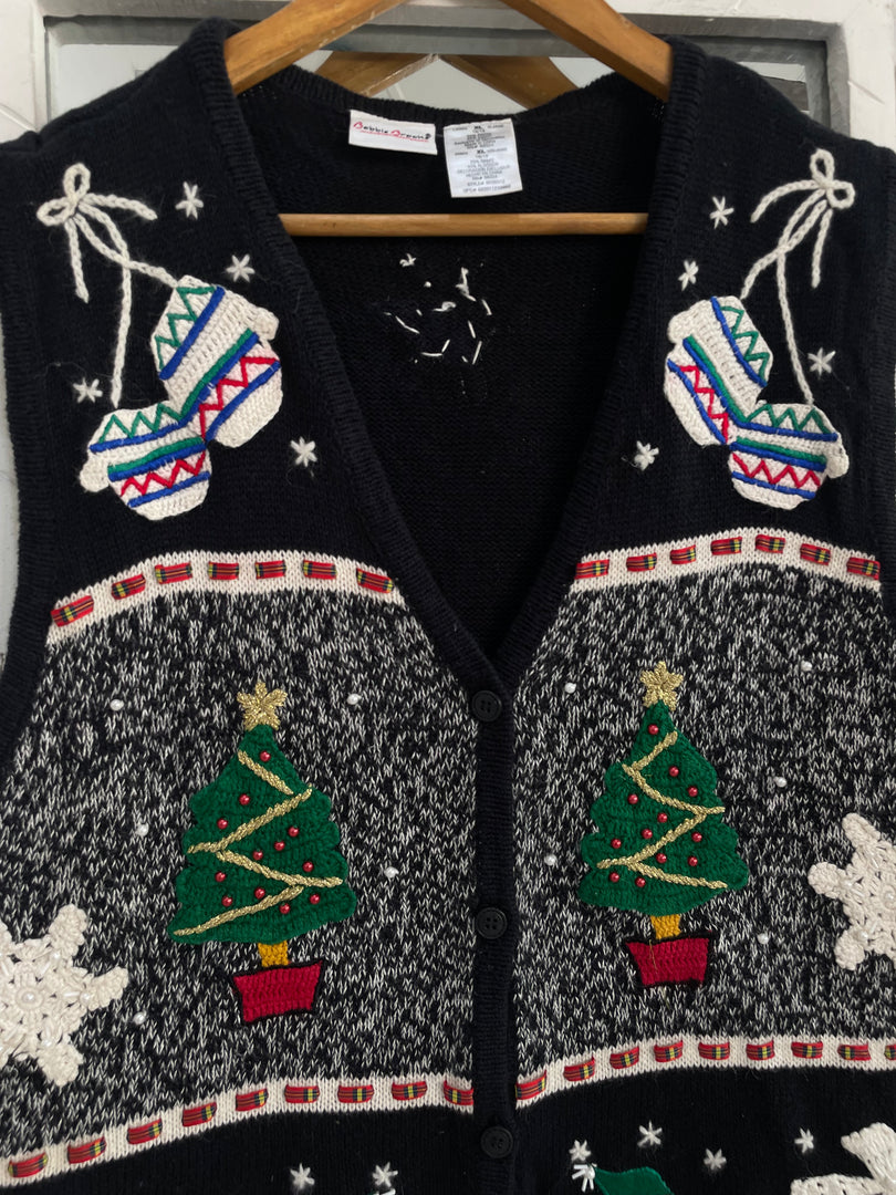 Bobbie Brooks Christmas Sweater Vest-Bust 44