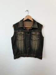 Vintage Denim Vest-Bust 40