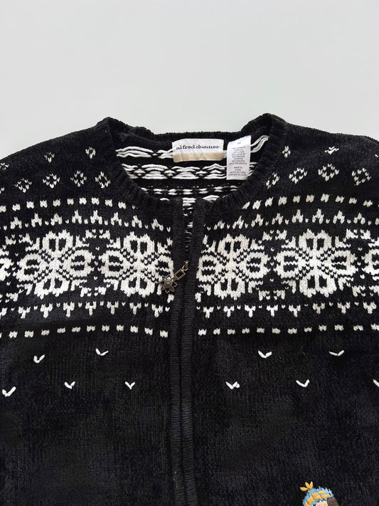 Alfred Dunner Embroidered Sweater-Bust 52