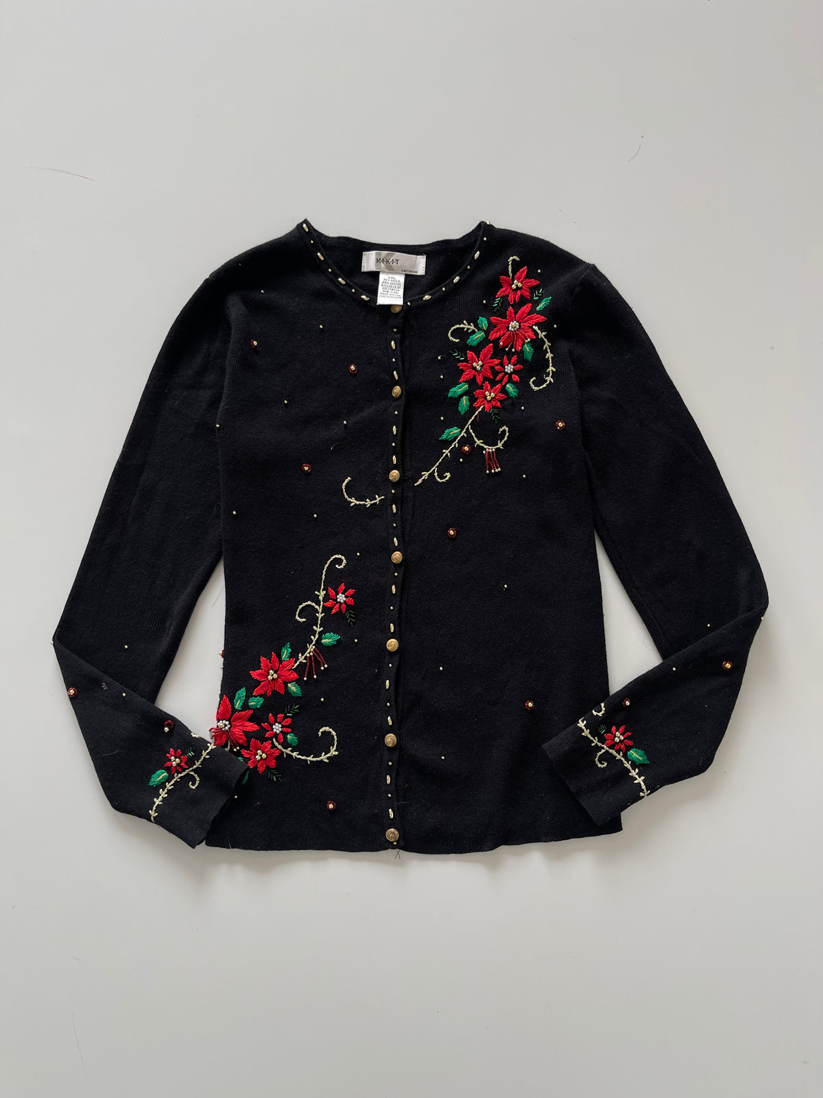 Kikit Hand Embroidered Sweater-Bust 38