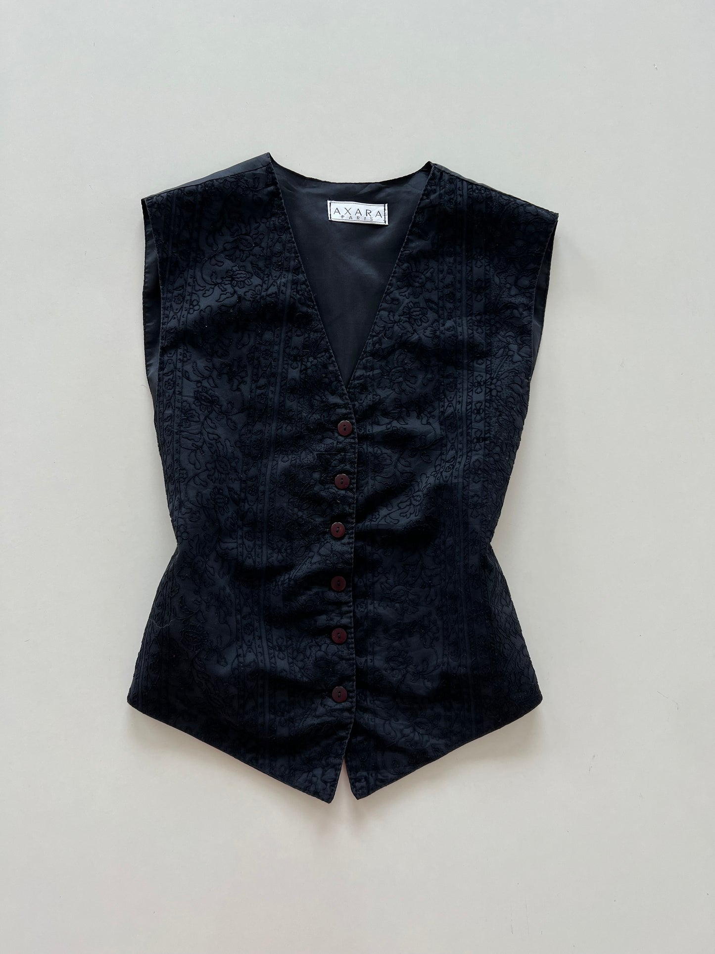 Axara Embroidered Waistcoat-Bust 40