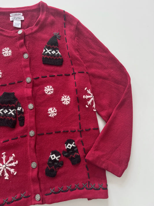 Northern Reflections Embroidered Sweater-Bust 48