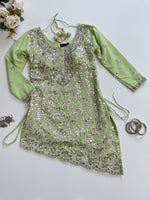 Load image into Gallery viewer, Rare Heavily Embroidered Asymmetric Kurti-Bust 34
