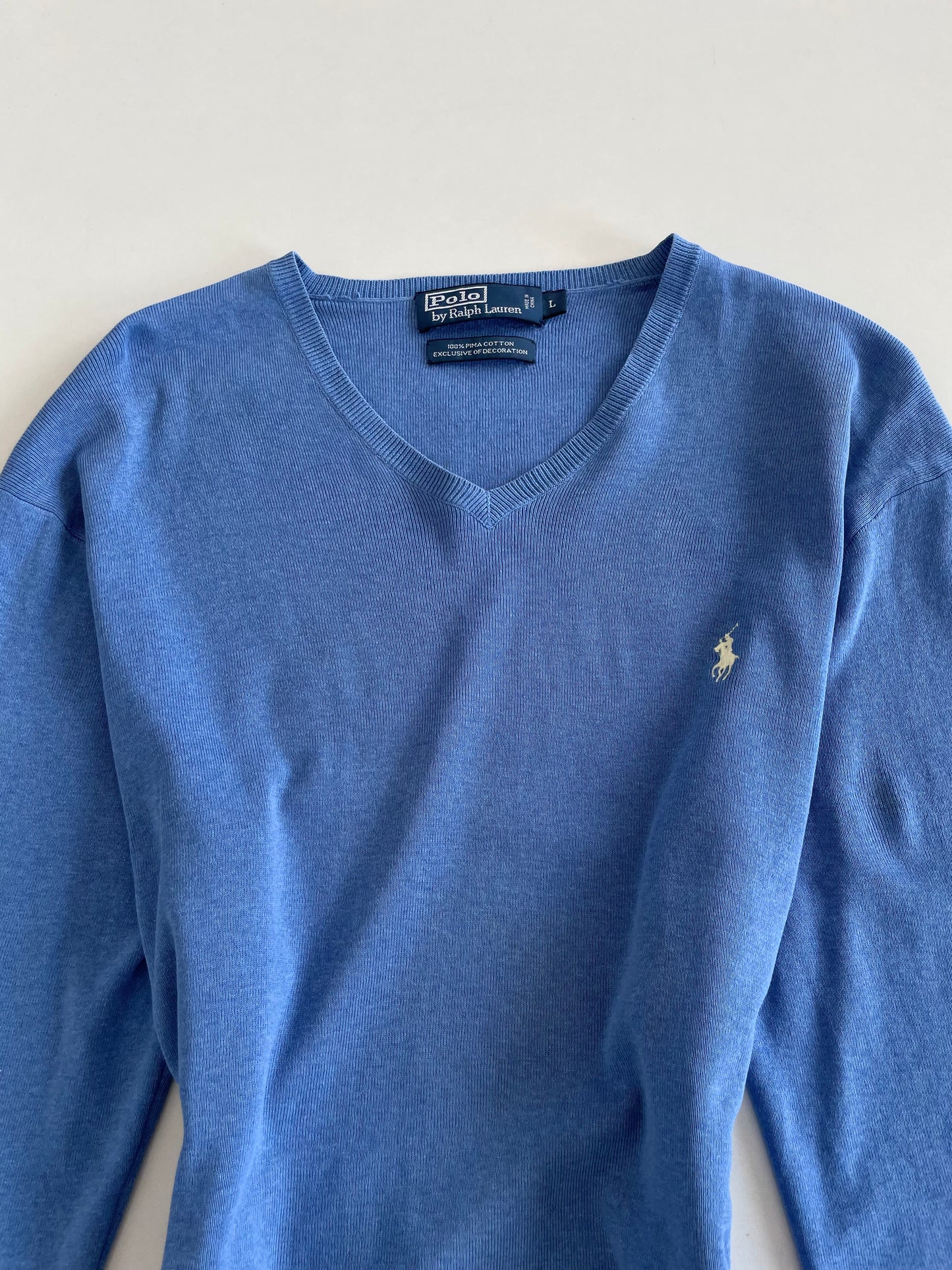 Ralph Lauren 100% Pima Cotton Vintage Sweater-Bust 46 to 48