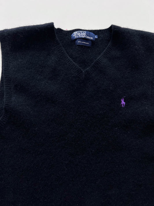 Ralph Lauren 100% Lambs Wool Vintage Vest-Bust 36