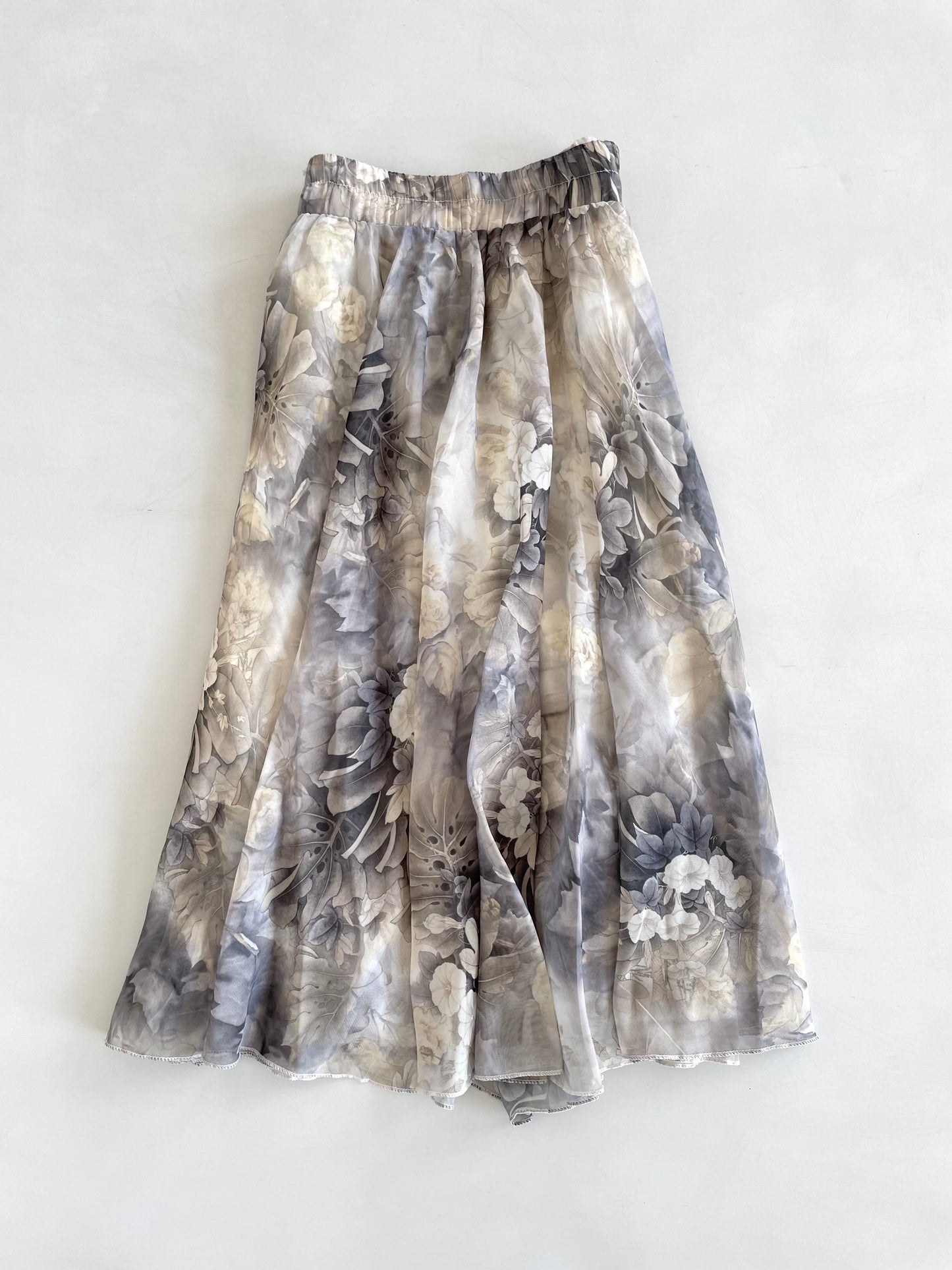 Vintage Floral Skirt-Waist 28 to 34