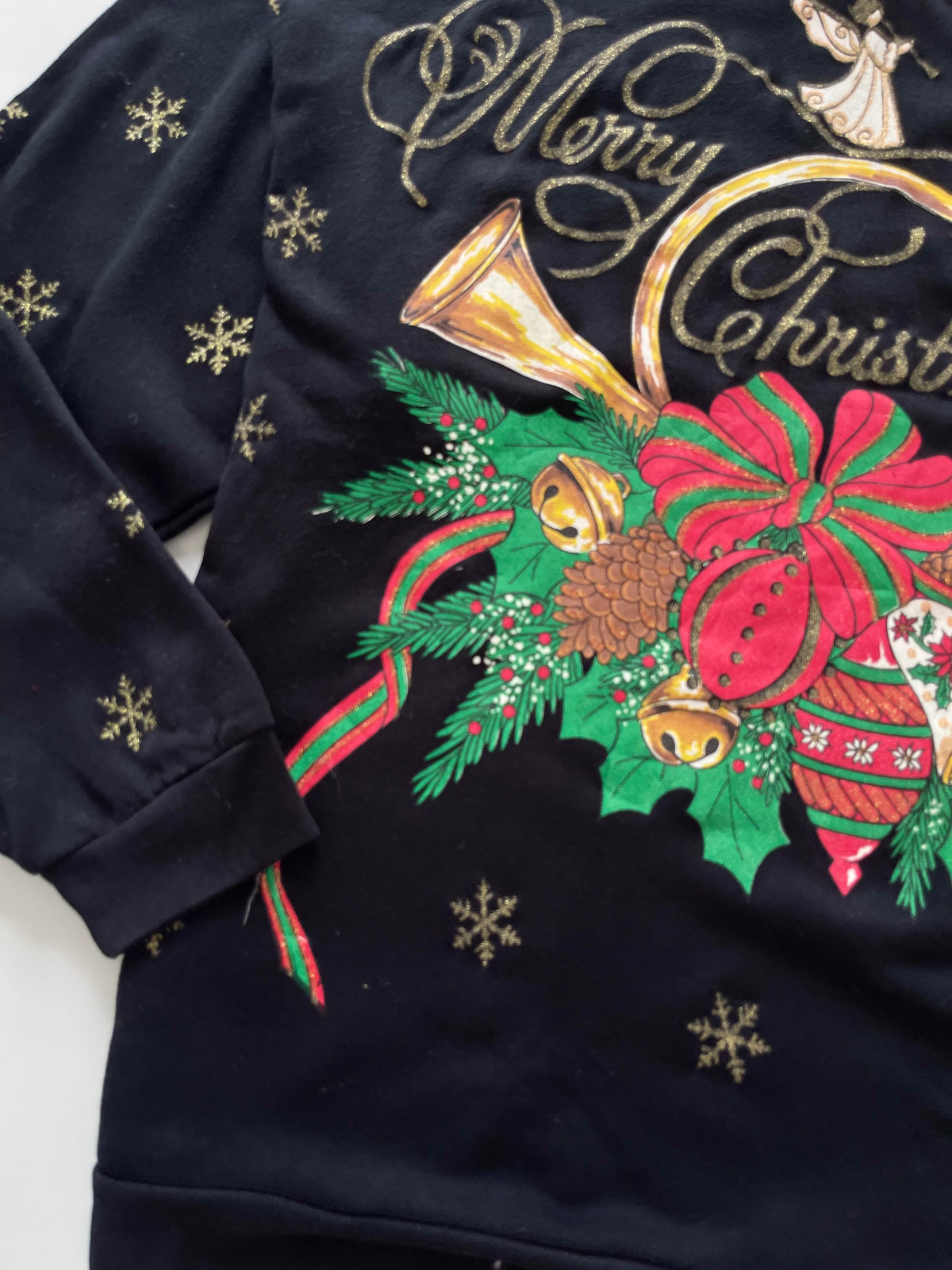 Nut Cracker Embroidered Christmas Sweater-Bust 48