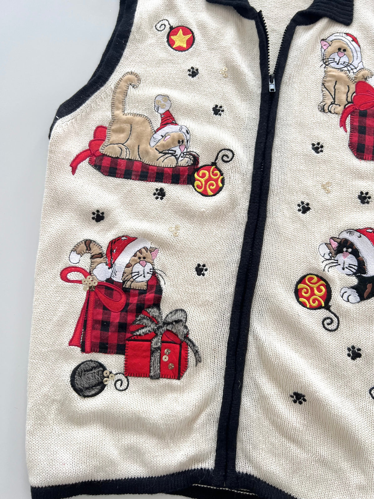 Blair Embroidered Vest Sweater-Bust 46