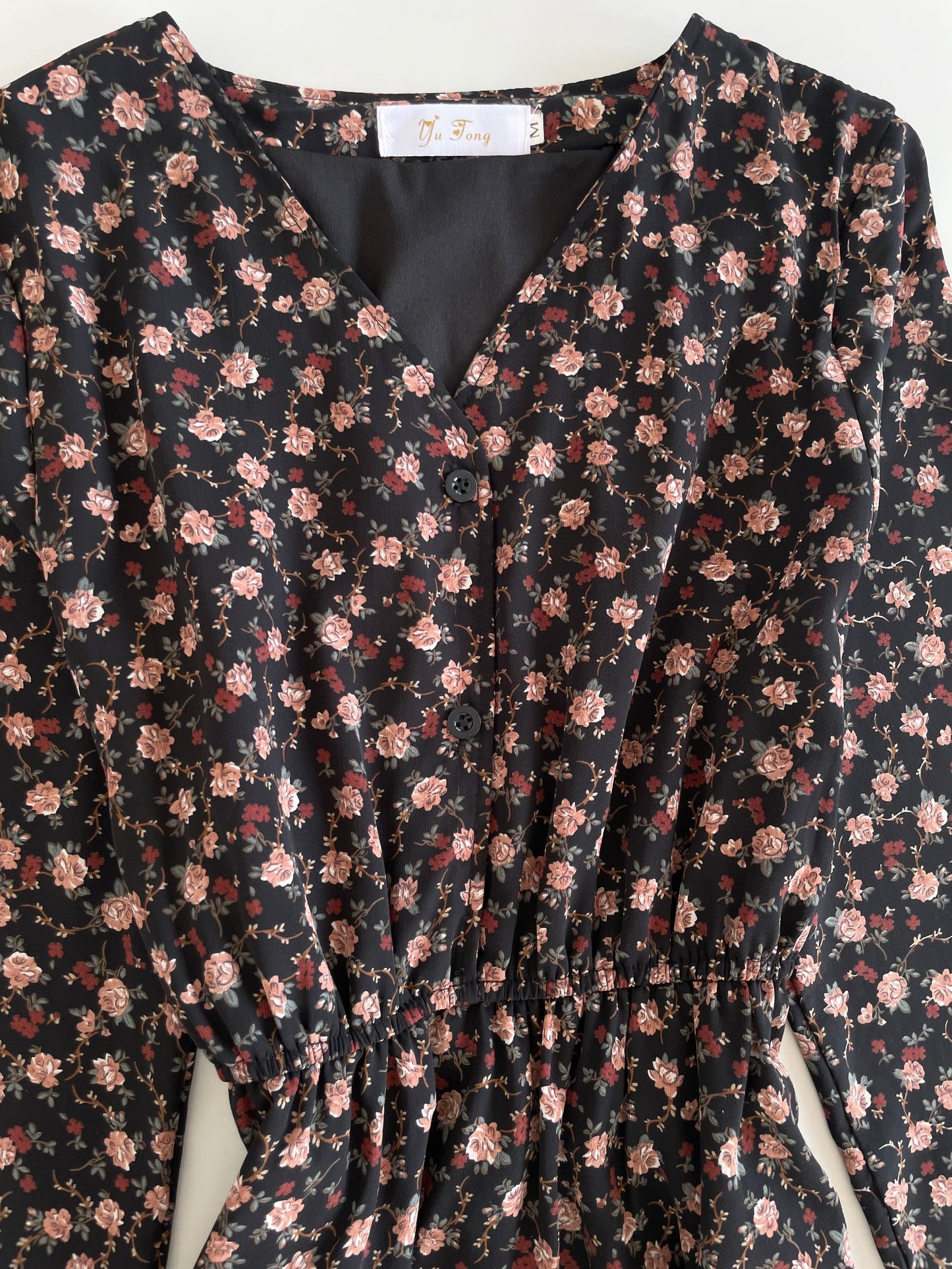 Pink Rose Dress-Bust 32