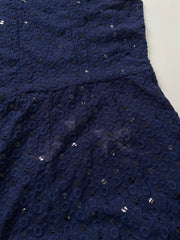 Embroidered Sequin Dress-Bust 38