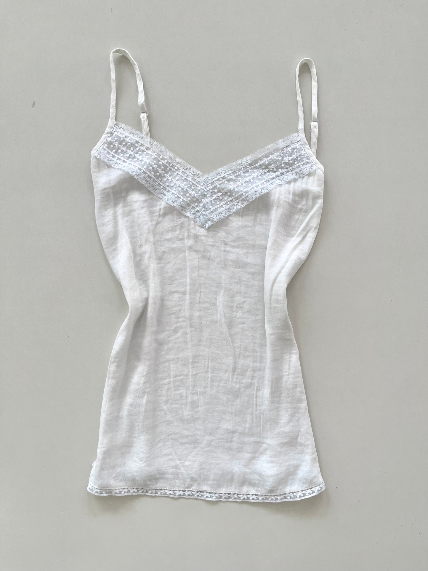 White Lace Top-Bust 34
