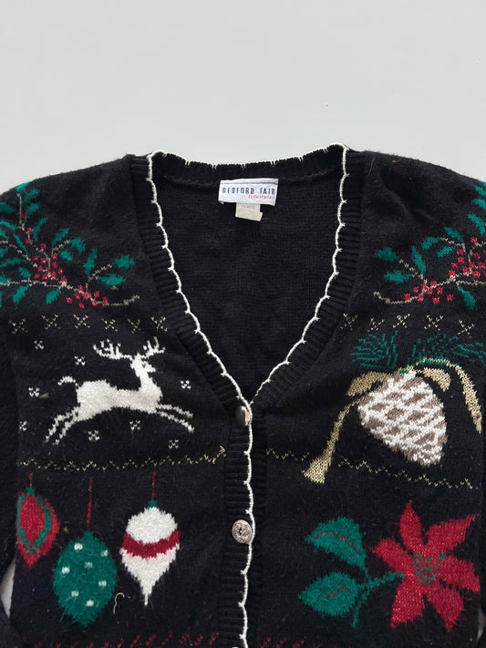 Bedford Fair Embroidered Sweater-Bust 46
