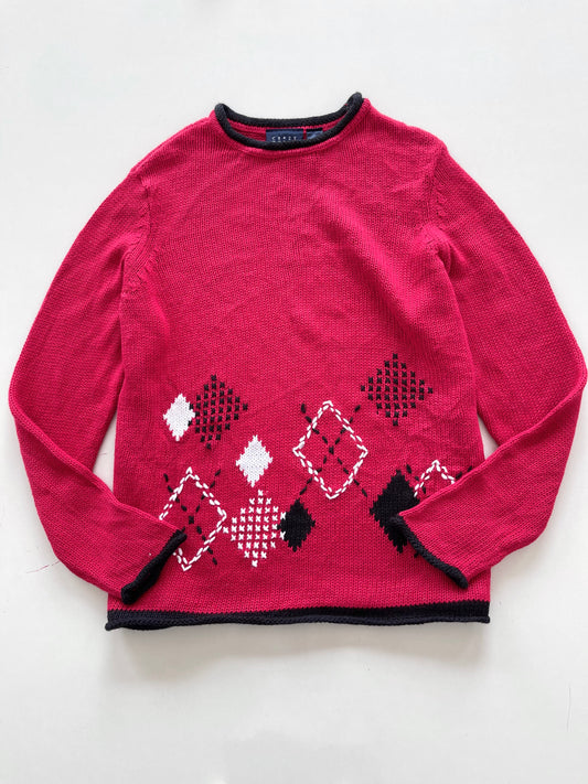 Crazy Horse Vintage Embroidered Sweater-Bust 46