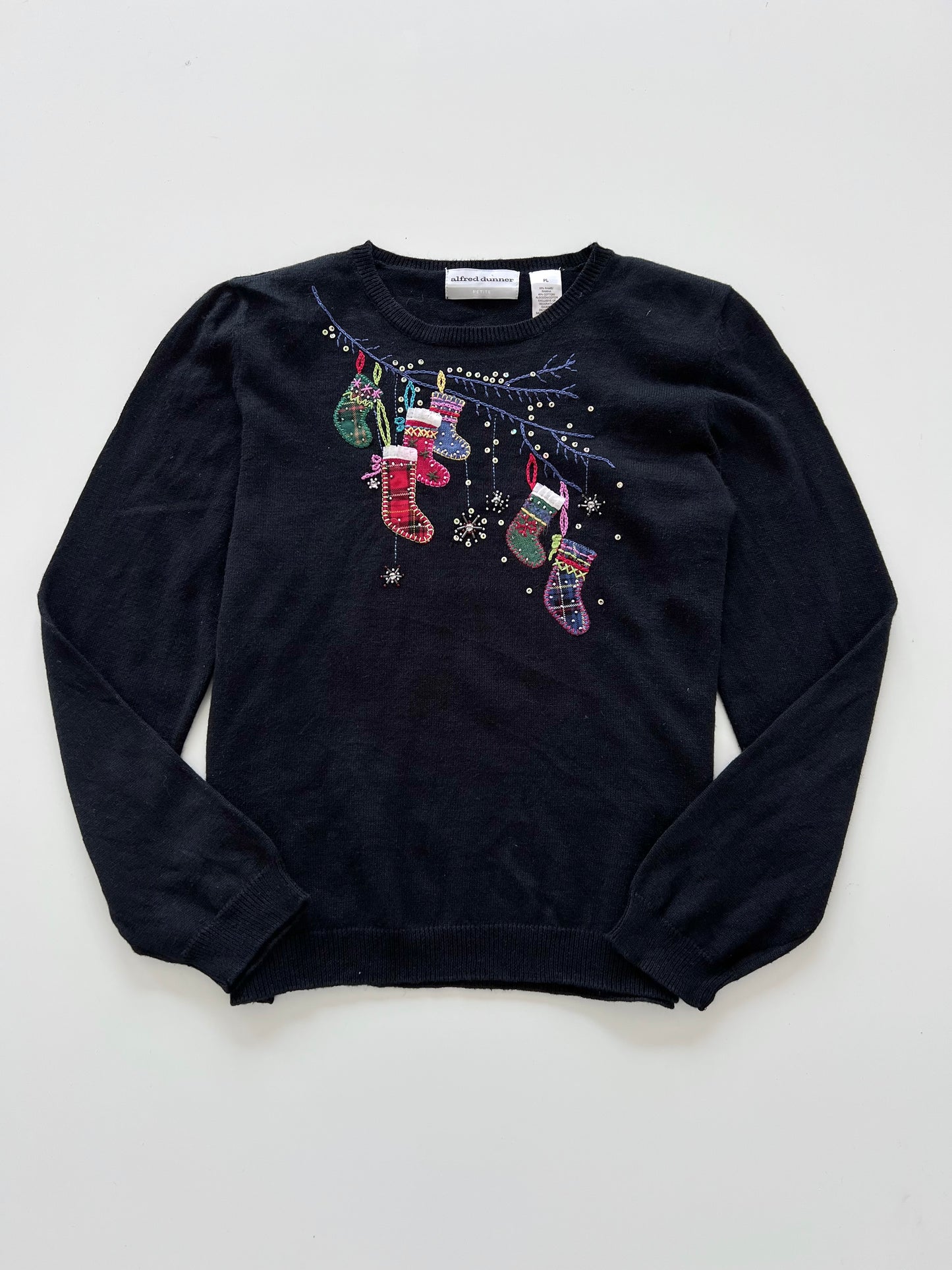 Alfred Dunner Christmas Sweater-Bust 42