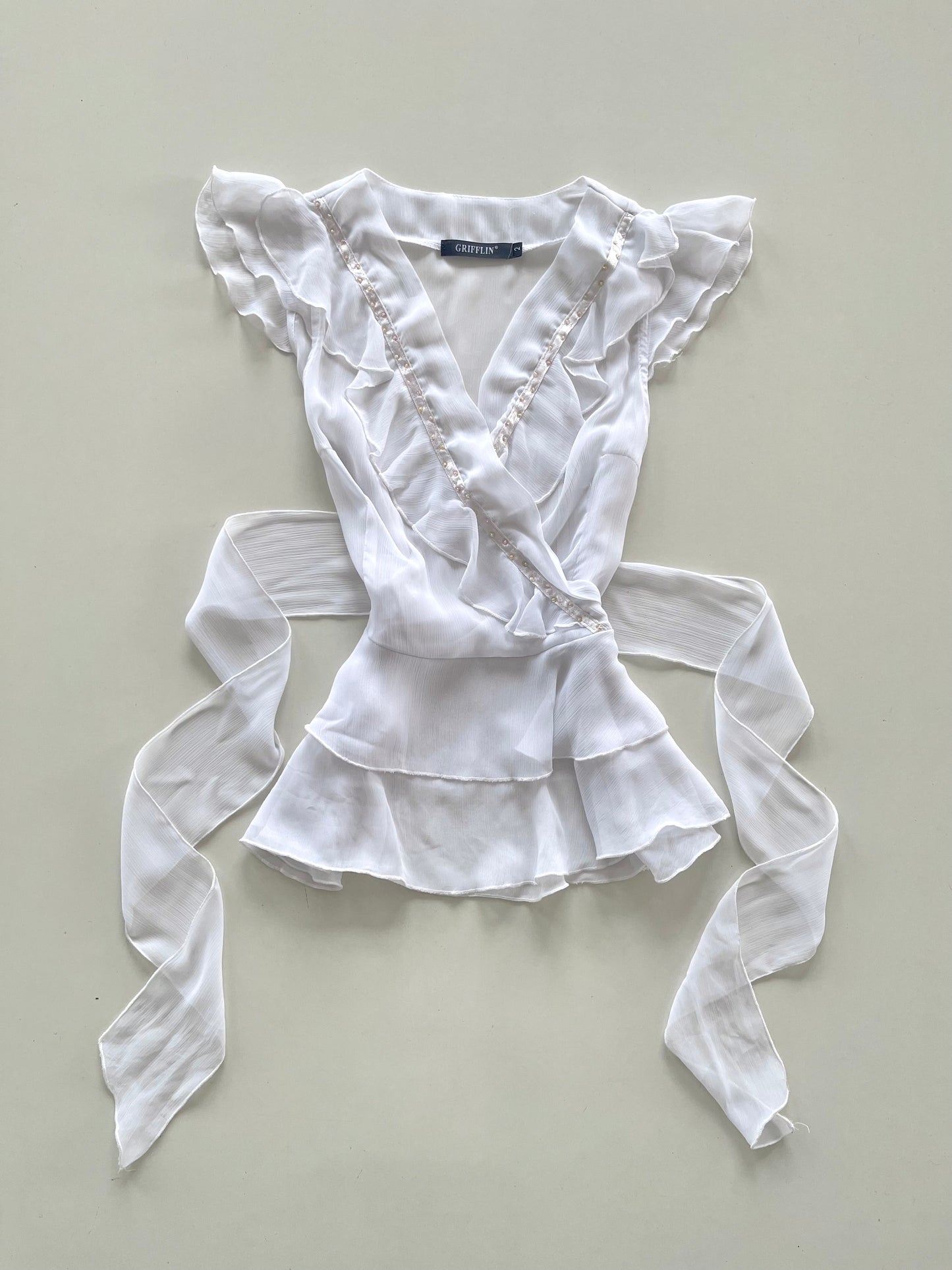 Grifflin Sheer Top-Bust 34