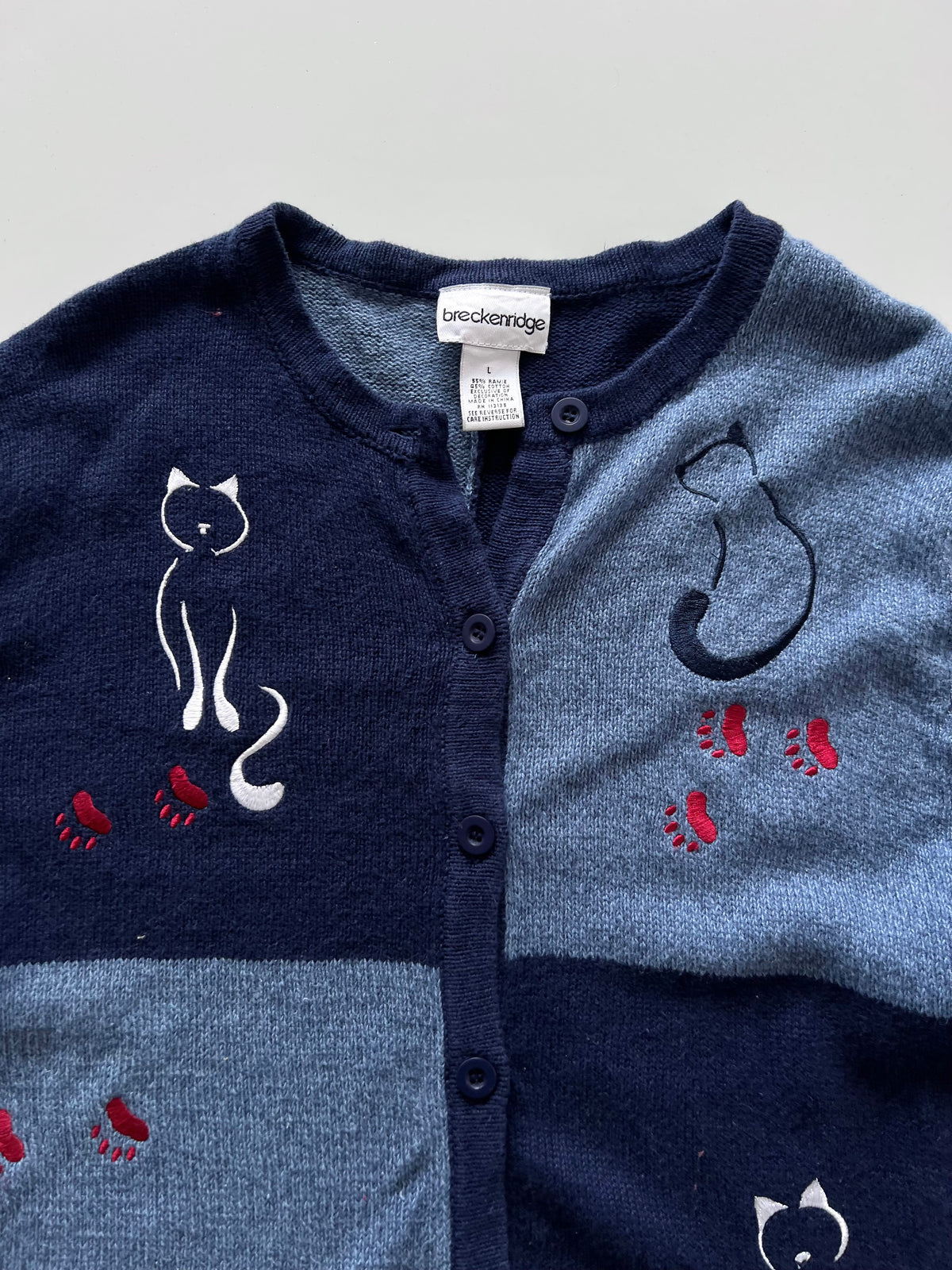 Breckeridge Embroidered Sweater-Bust 48
