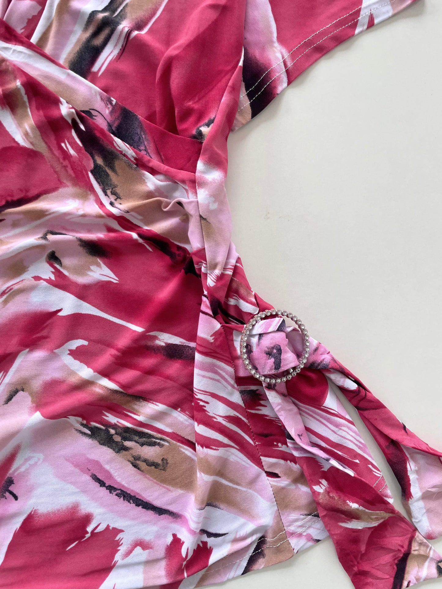 Y2k Pink Top-Bust 44 to 46