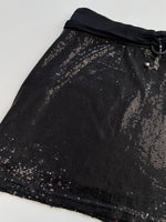 Load image into Gallery viewer, Black Sequin Skirt-Waist 34 to 36
