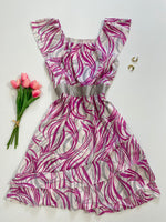 Load image into Gallery viewer, Sharinio Satin Ruffles Dress-Bust 34
