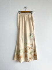 Flower Cream Skirt-Waist 26 to 30