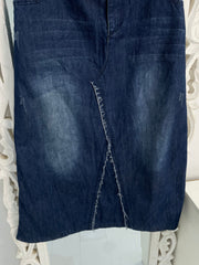 Denim Long Skirt-Waist 30