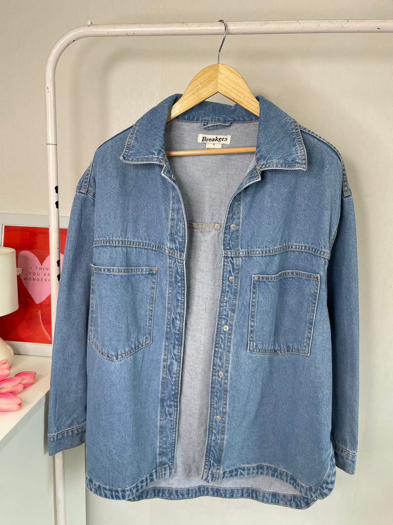 Breakers Denim Shacket-Bust 44