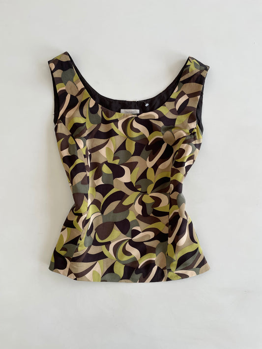 Tahari 100%Silk Top-Bust 42