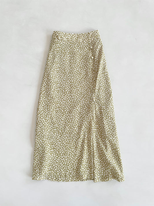 Beige Flowy Skirt-Waist 26