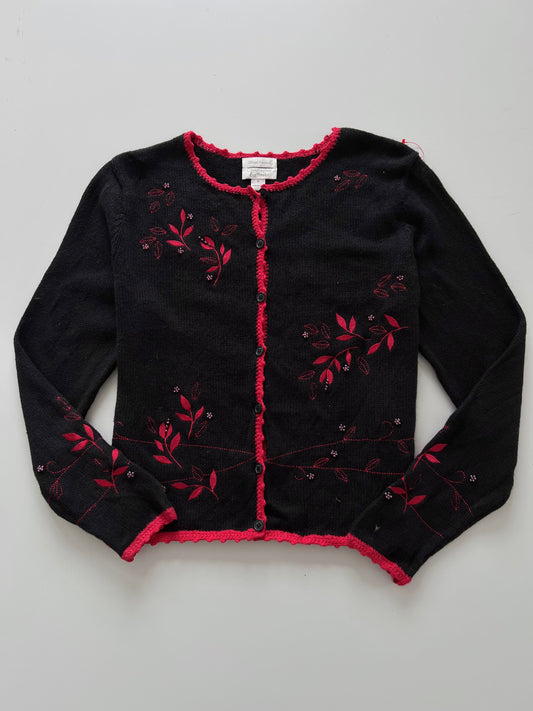 Christopher&Banks Embroidered Cardigan Sweater-Bust 40