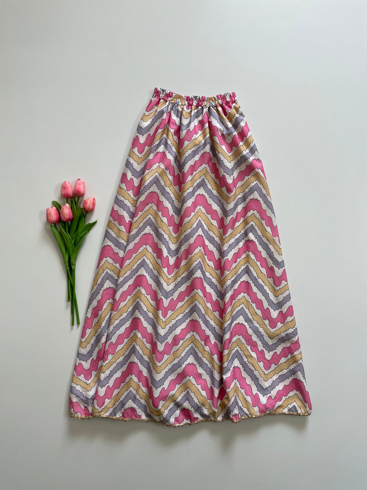 SOFT PRINTED SKIRT - WAIST 20 TO 26