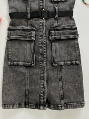 Only Denim Dress-Bust 30