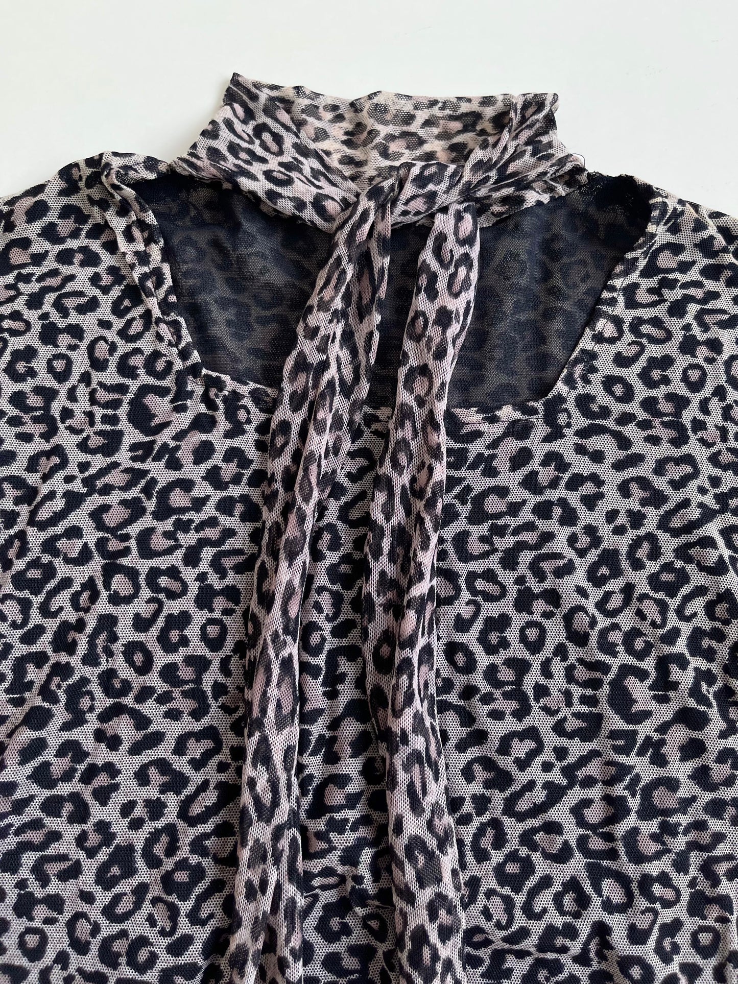 Animal Print Vintage Top-Bust 34 to 36
