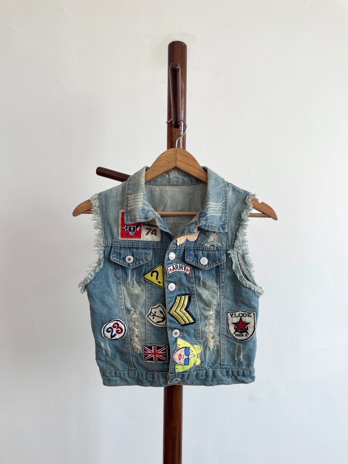 Denim Vest-Chest 32