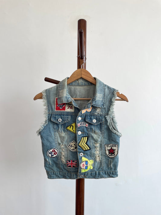 Denim Vest-Chest 32