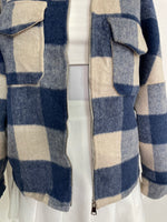 Load image into Gallery viewer, Plaid Super Thick Shacket-Bust 38
