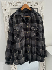 Super Thick Puffer Shacket-Chest 48