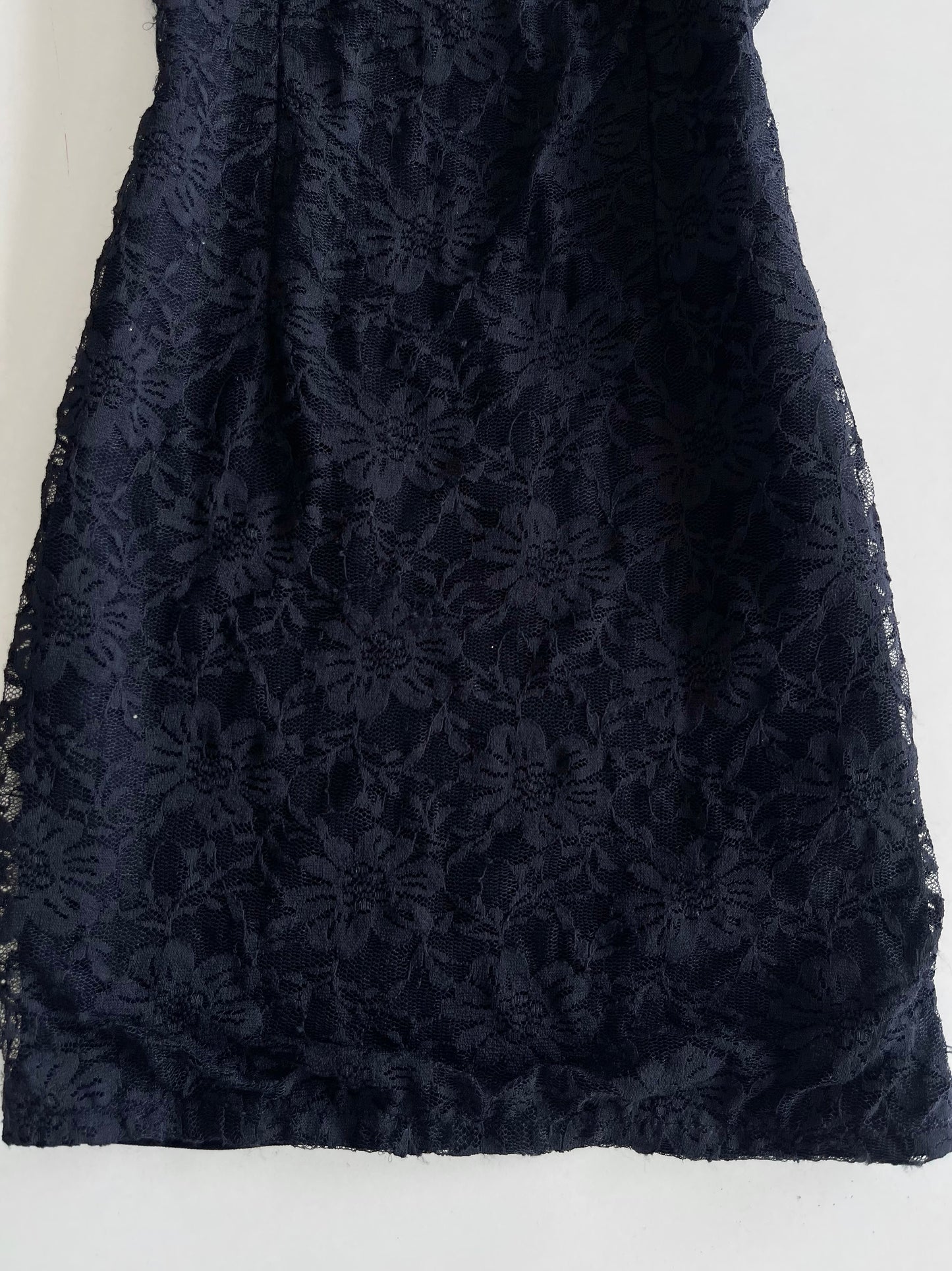 Gothic Black Vintage Halter Dress-Bust 28 to 30
