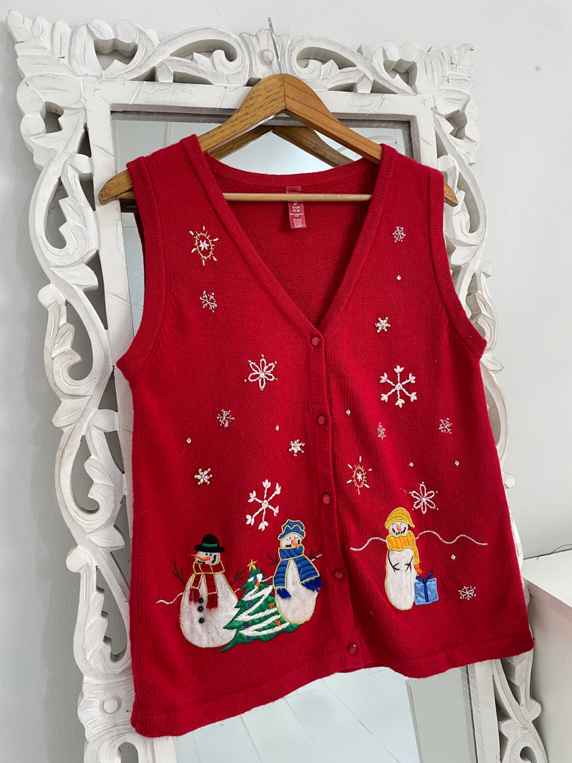 Christmas Sweater Vest-Bust 38