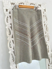 Sandro Embroidered Vintage Warm Skirt-Waist 26