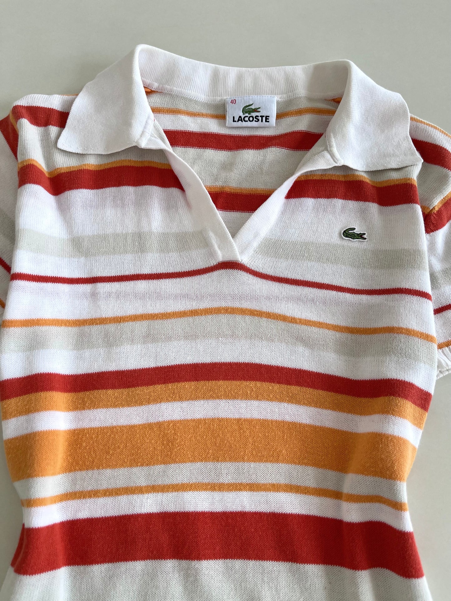 Lacoste 100% Cotton Vintage T-Shirt-Bust 32 to 34