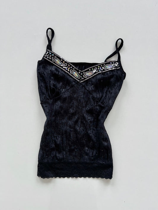 Sequin Vintage Top-Bust 32 to 34