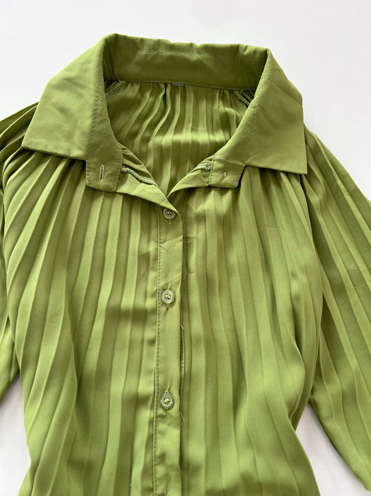 Pleated Vintage Shirt-Bust 40 to 42