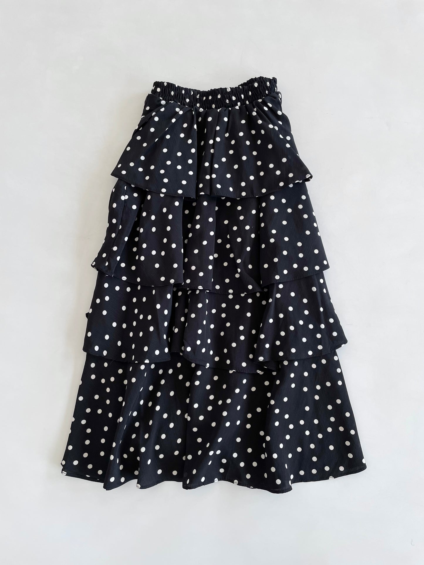 Polka Dot Ruffle Skirt-Waist 22 to 26
