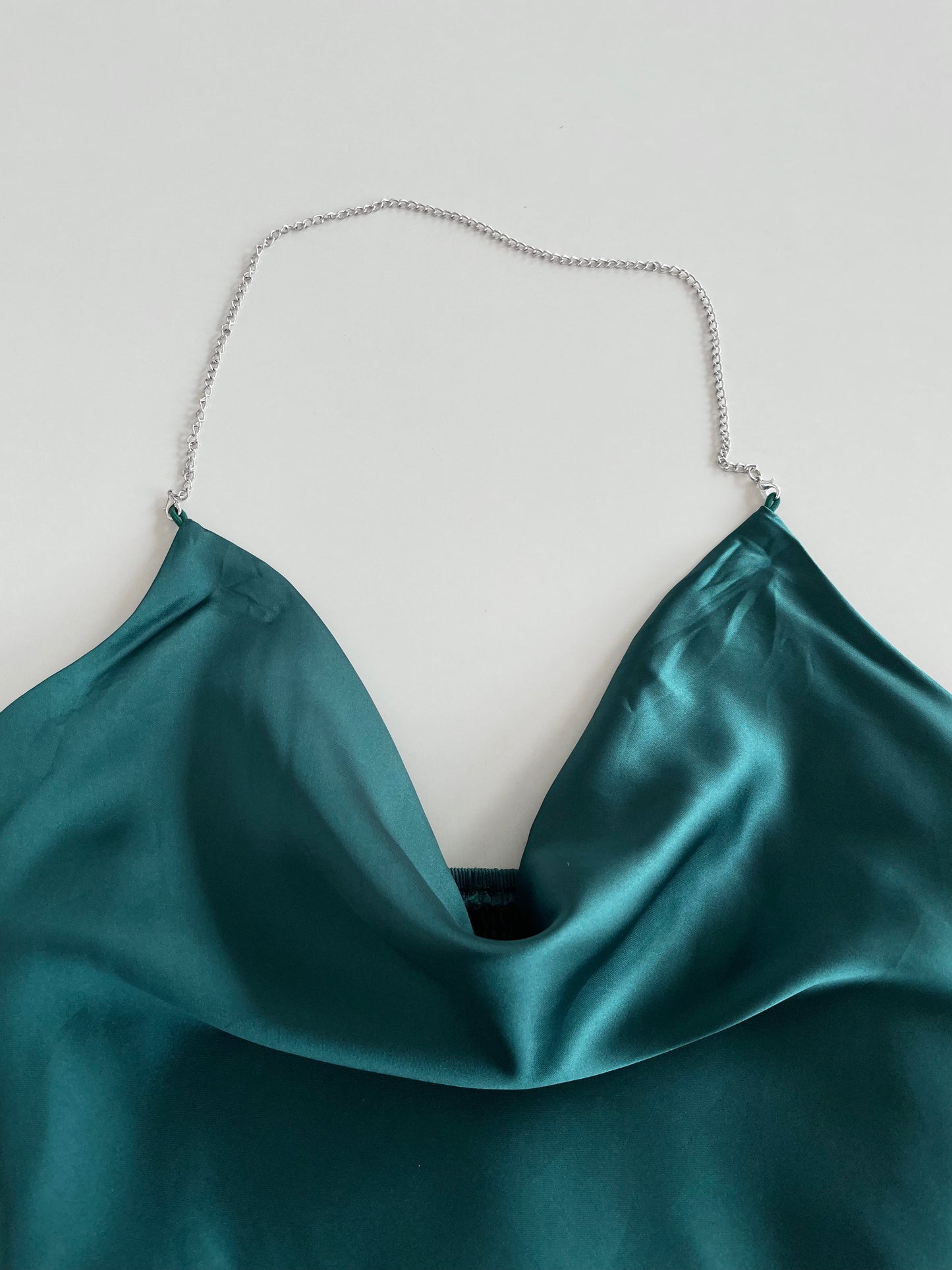 Satin Halter Neck Top-Bust 36 to 38