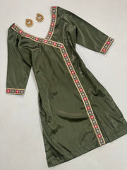 Lacework Satin Kurta-Bust 38