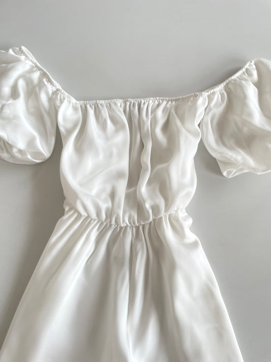 Pearl White Romper-Bust 32 to 34