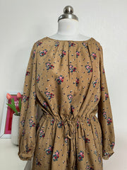SAND FLORAL DRESS - BUST  36