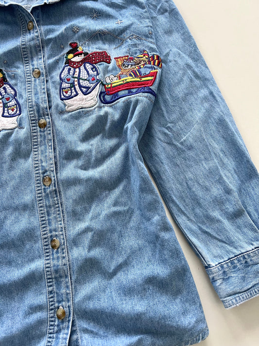 Lauren Brooke Denim Shirt-Bust 36